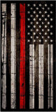 Thin Red Line Flag Wood Cornhole Boards