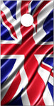 British Flag Wavy Cornhole Boards