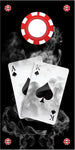 Smoking Ace King Poker Gambling Cornhole Boards